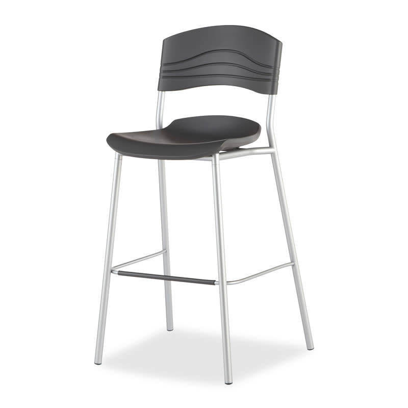 
CaféWorks™ Stool, Graphite - 42"H