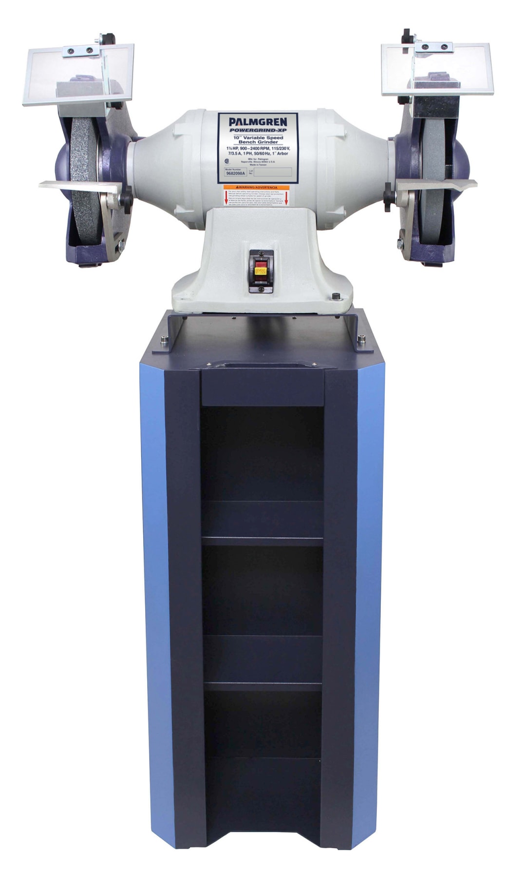 10" VS Bench Grinder & Dust Collector Stand Combo