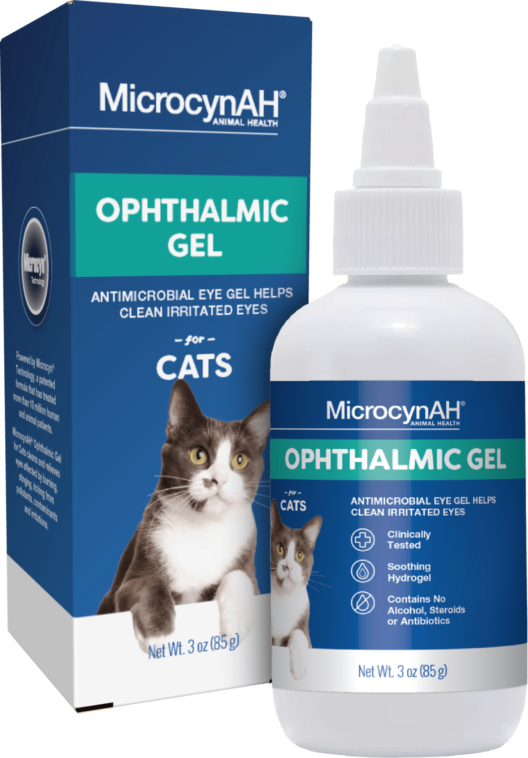 MicrocynAH Ophthalmic Gel for Cats, 3 oz