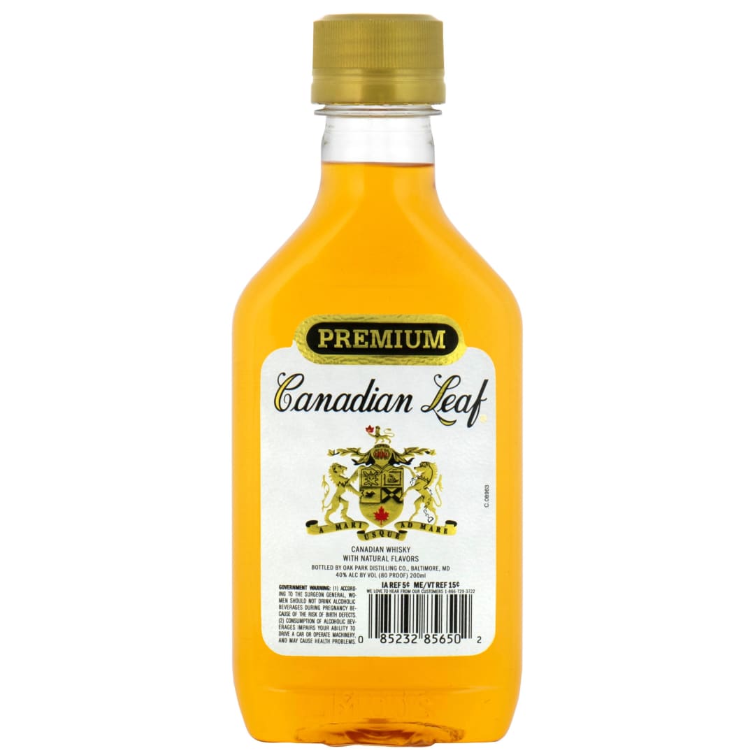 Canadian Leaf Canadian Whisky 200ml 80 Proof