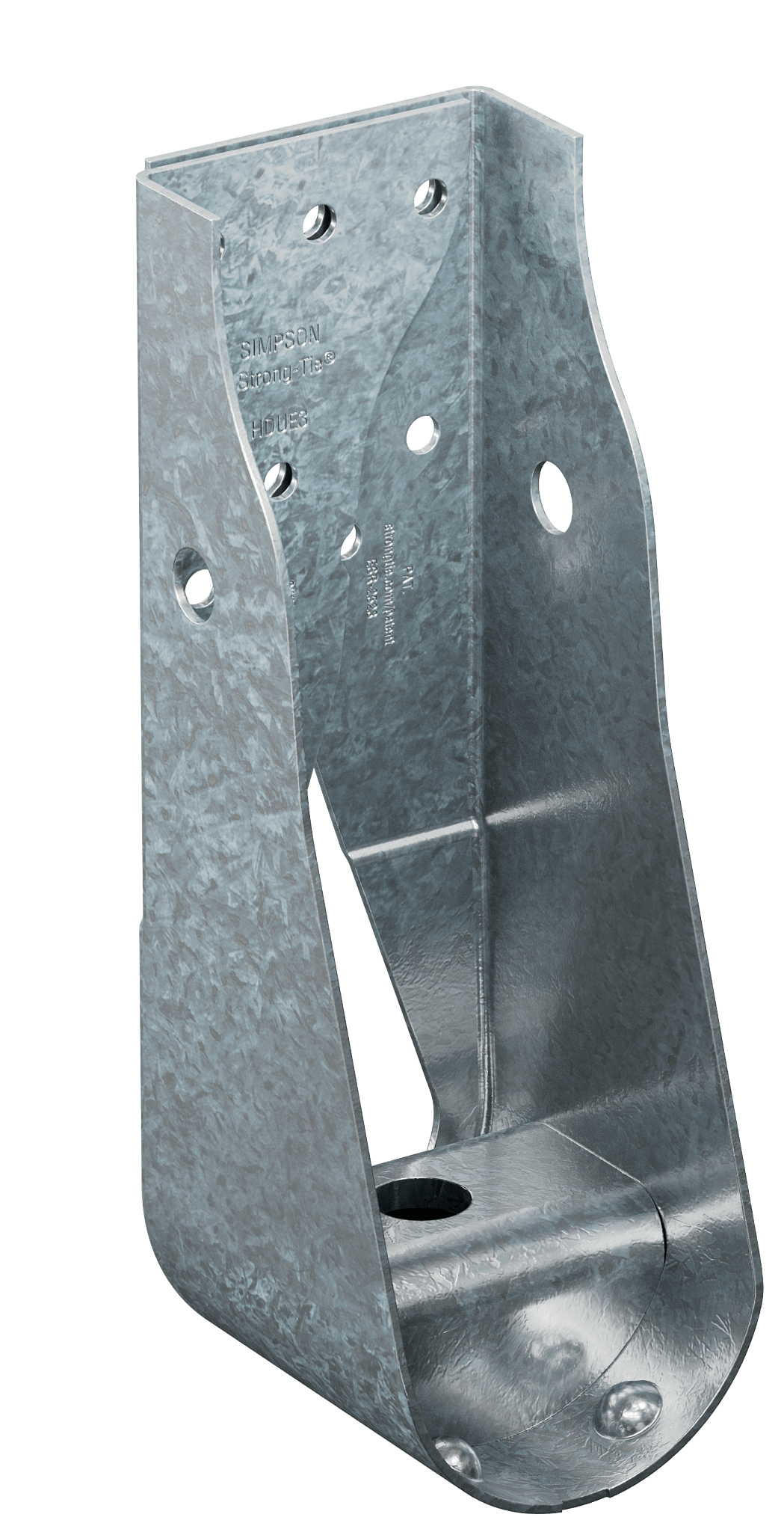 Simpson Strong-Tie HDUE3-SDS3 HDUE™ 8-11/16 in. Galvanized Predeflected Holdown with Strong-Drive® SDS Screws (Pack of 720)