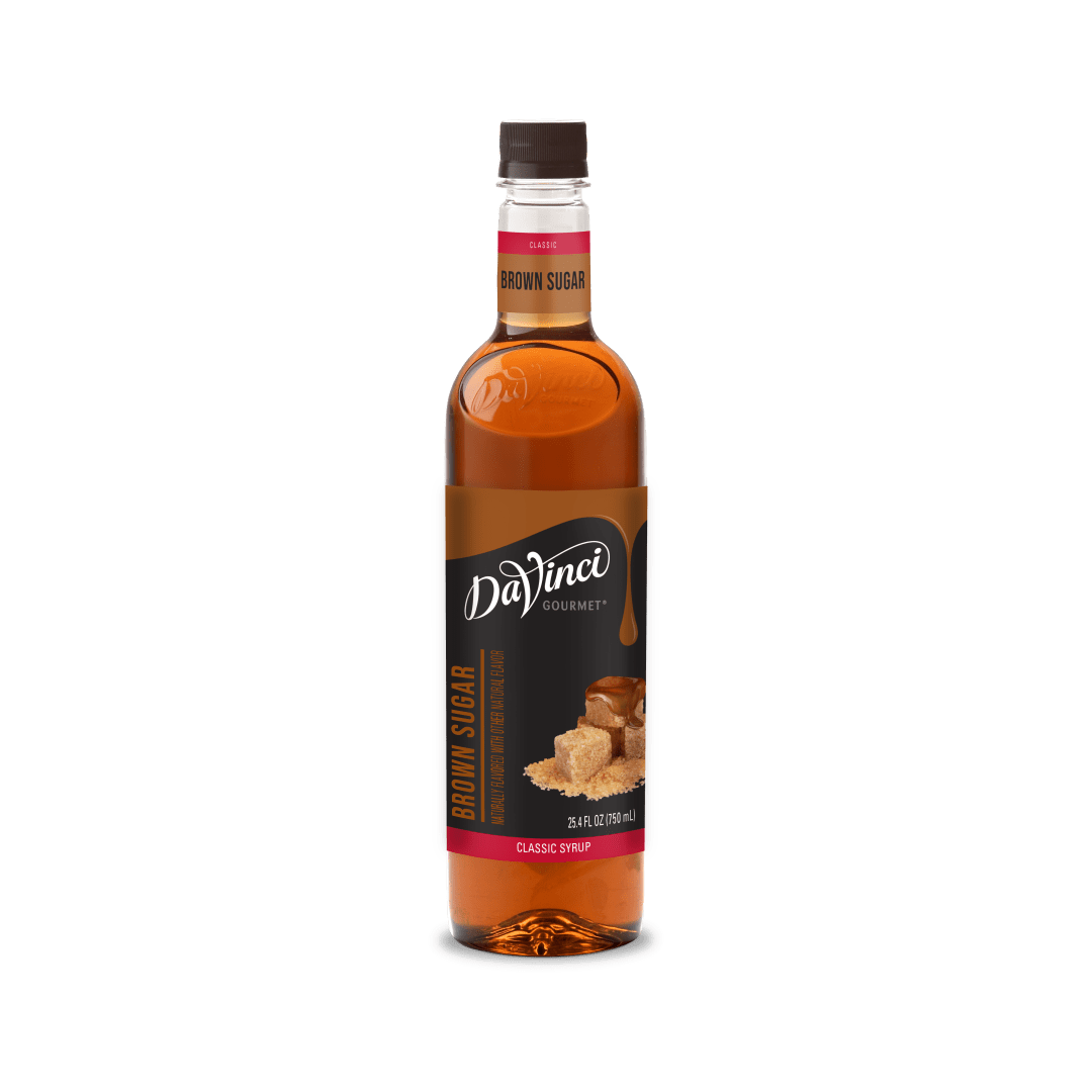 DaVinci Gourmet Brown Sugar Syrup, Plastic Bottle, 4 x 750 mL