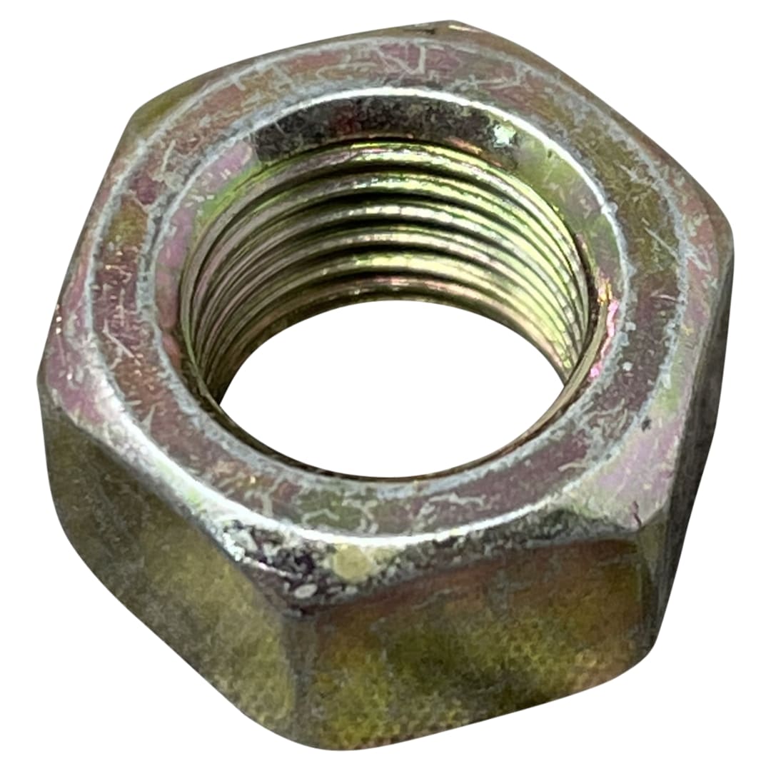 3/8-24 SAE Grade 8 Zinc - Yellow Hex Nut