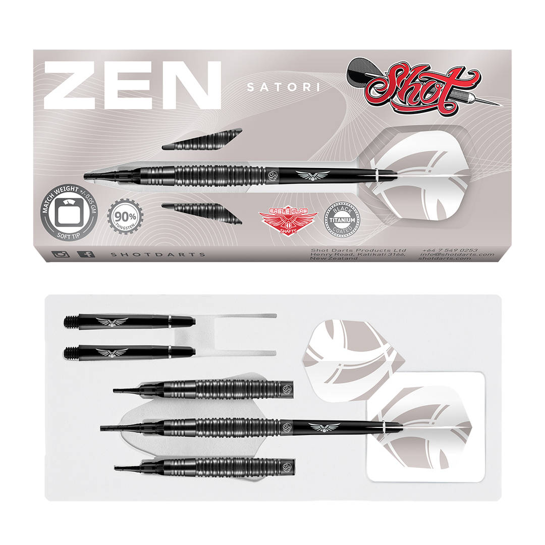 ZEN SATORI SOFT TIP DART SET 2