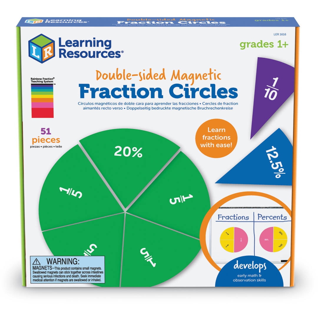 DOUBLE-SIDED MAGNETIC FRACTION CIRCLES