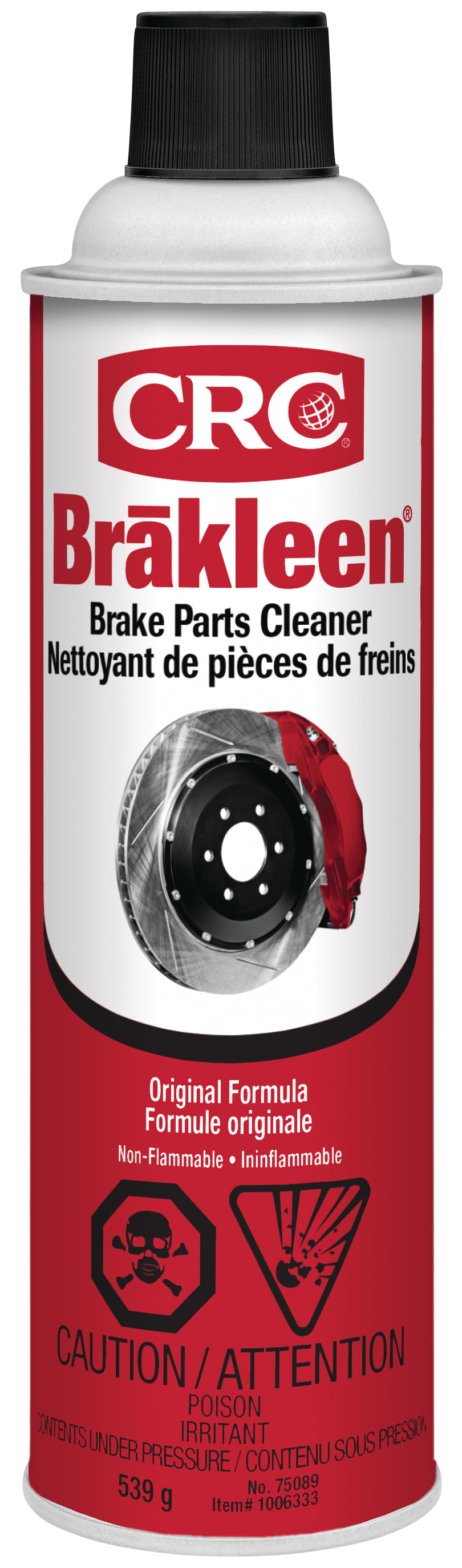 CRC Brakleen Brake Parts Cleaner Non-Flam (F/E) 1X538G
