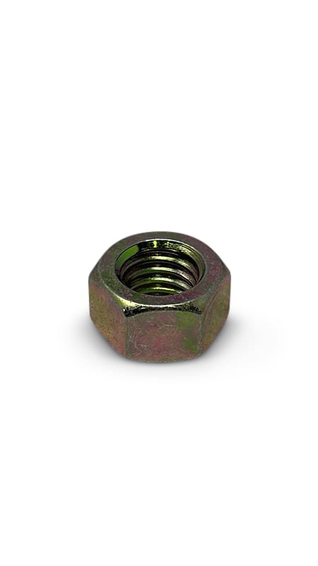 1/2-13 USS Grade 8 Zinc-Yellow Hex Nut