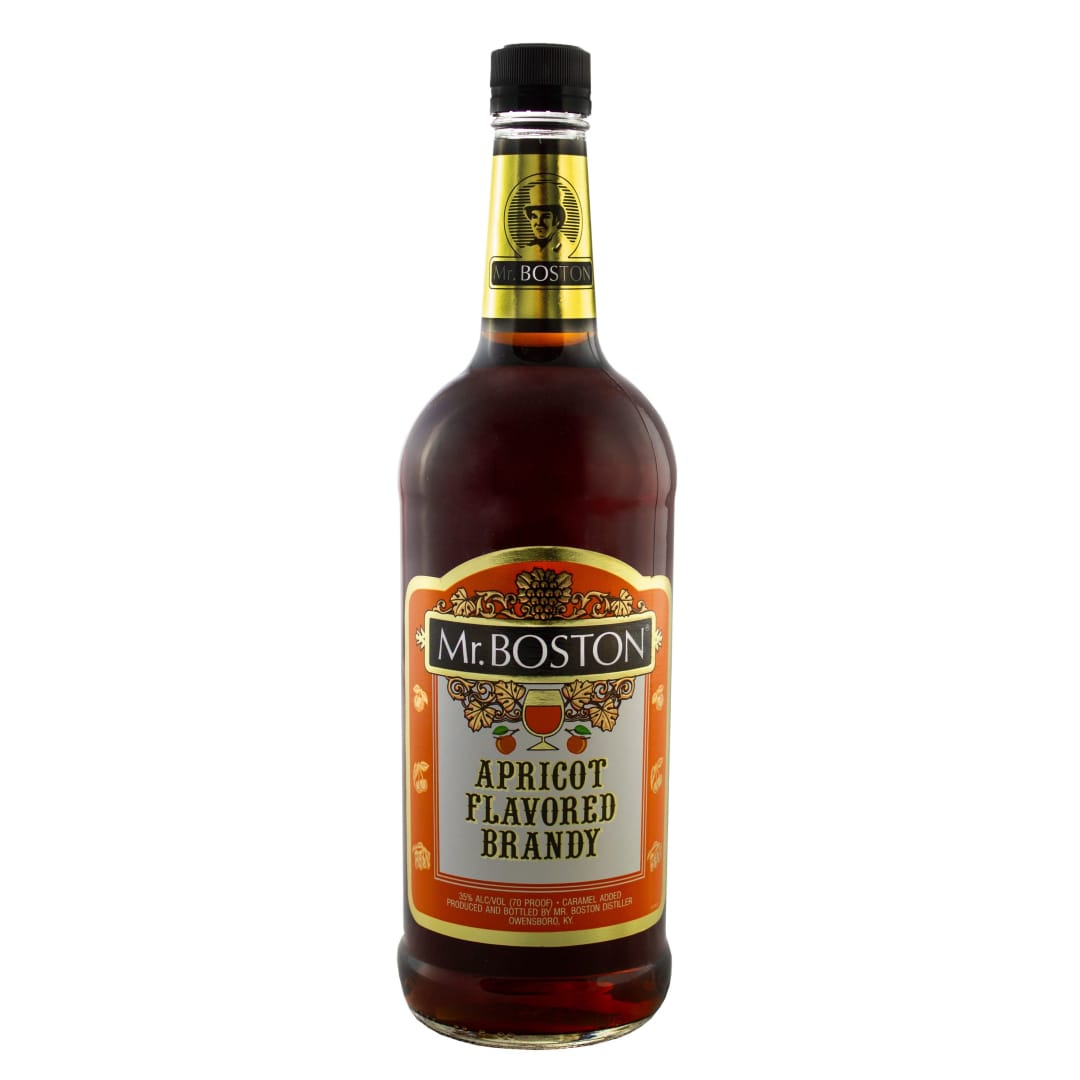 Mr. Boston Apricot Flavored Brandy 1l 70 Proof
