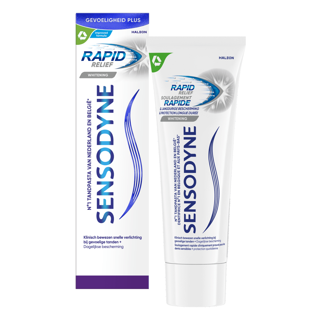 Sensodyne Rapid Relief Whitening Tandpasta 75ml