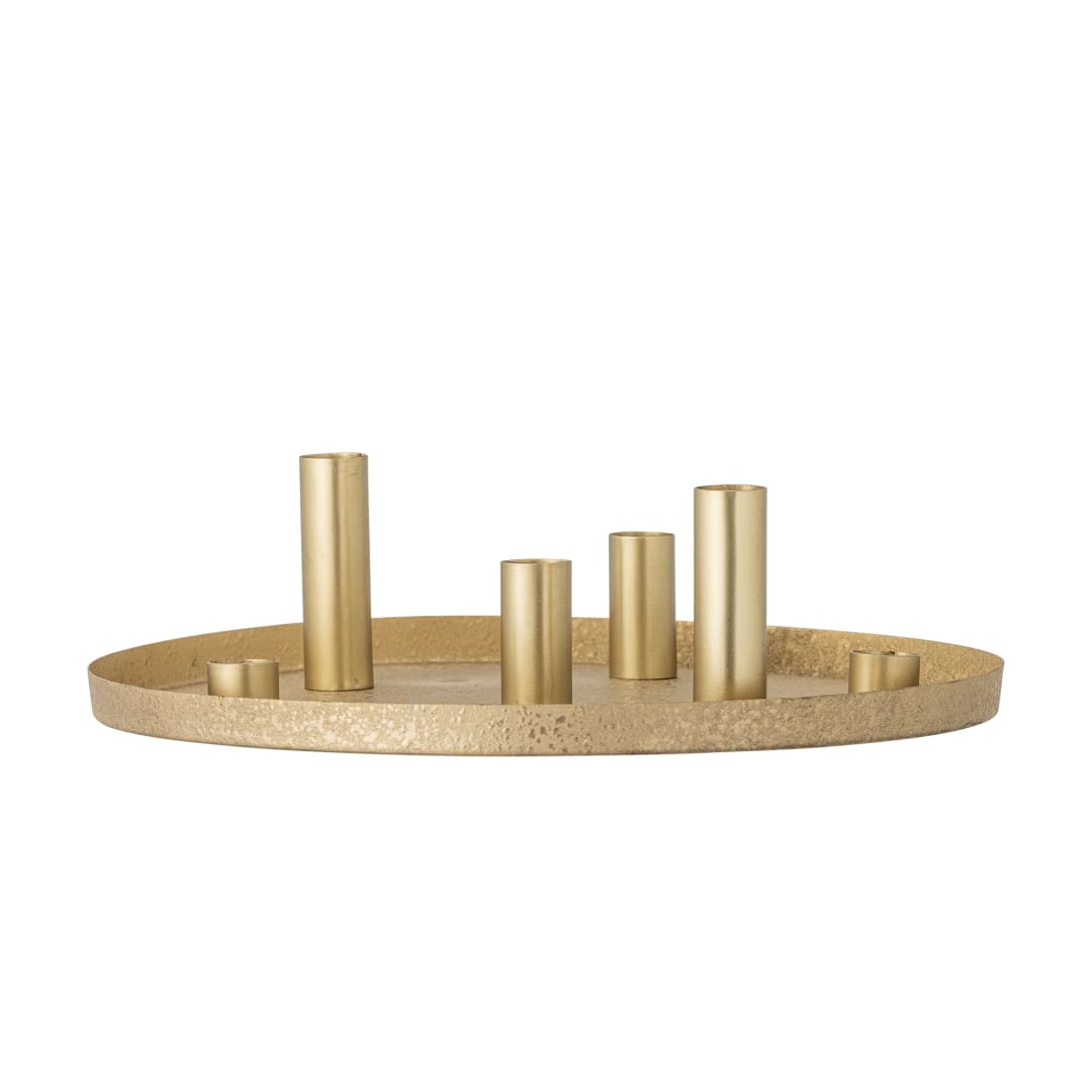 82068438 - Maxime Candle Holder, Gold, Iron STOCK: 2