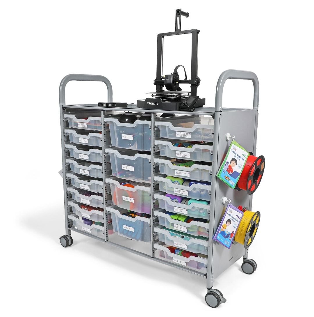 HANDS-ON CODING AND ROBOTICS STEM CART-10BXS