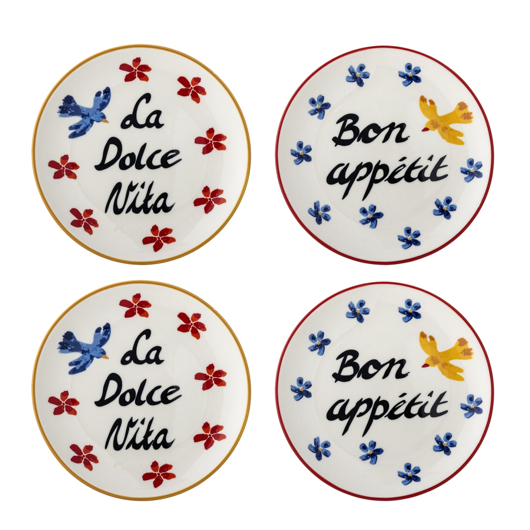 82063448 - Lindsay Plate, Multi, Stoneware STOCK: 236