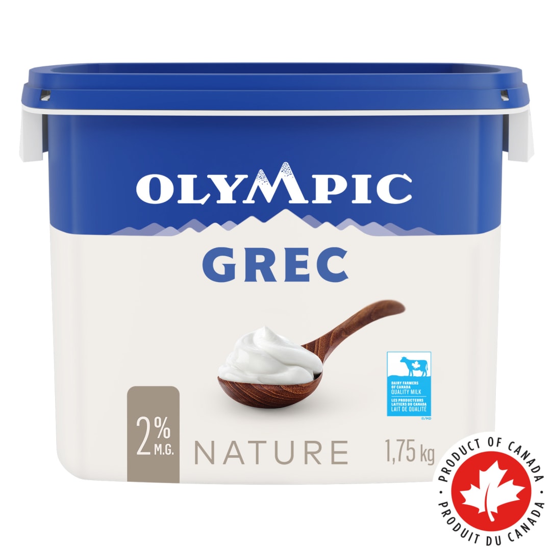 Olympic Greek Plain Yogurt 2%, 1.75KG