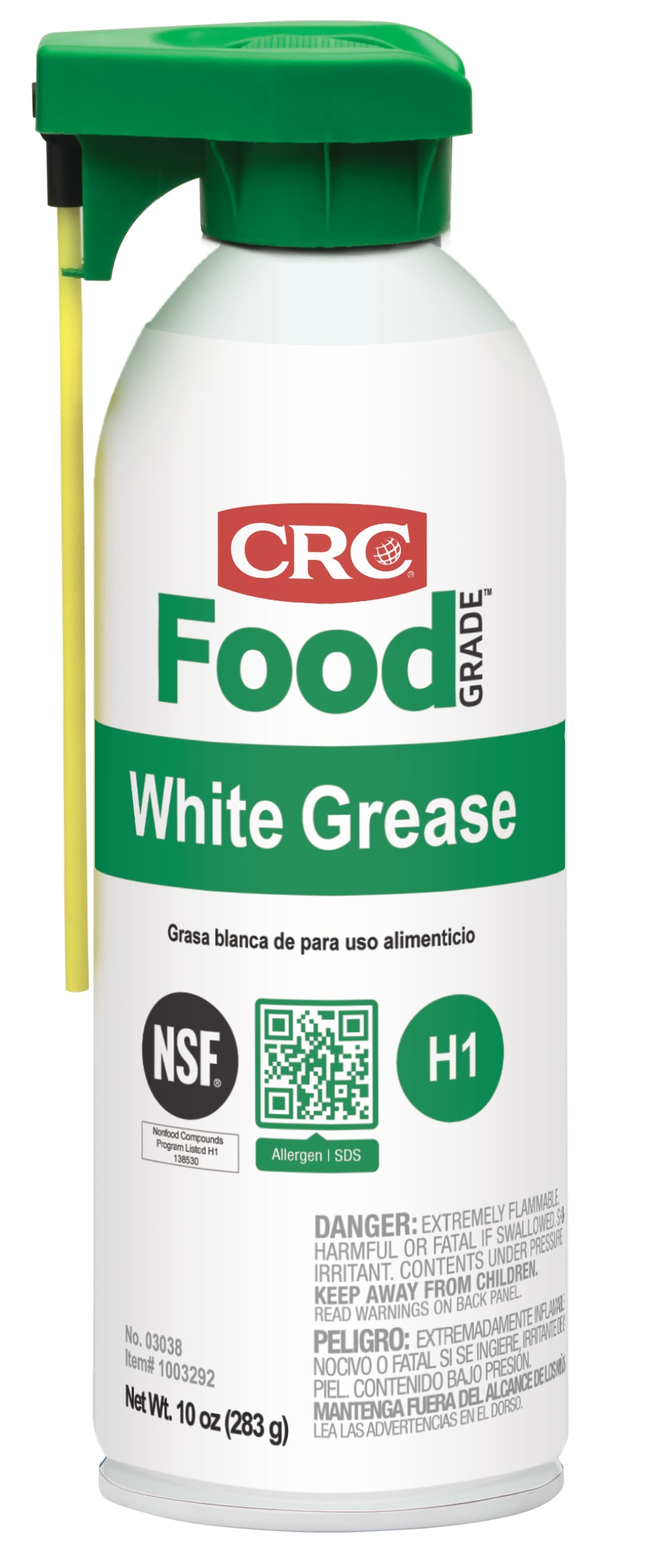 CRC Food Grade White Grease 1X10OZ