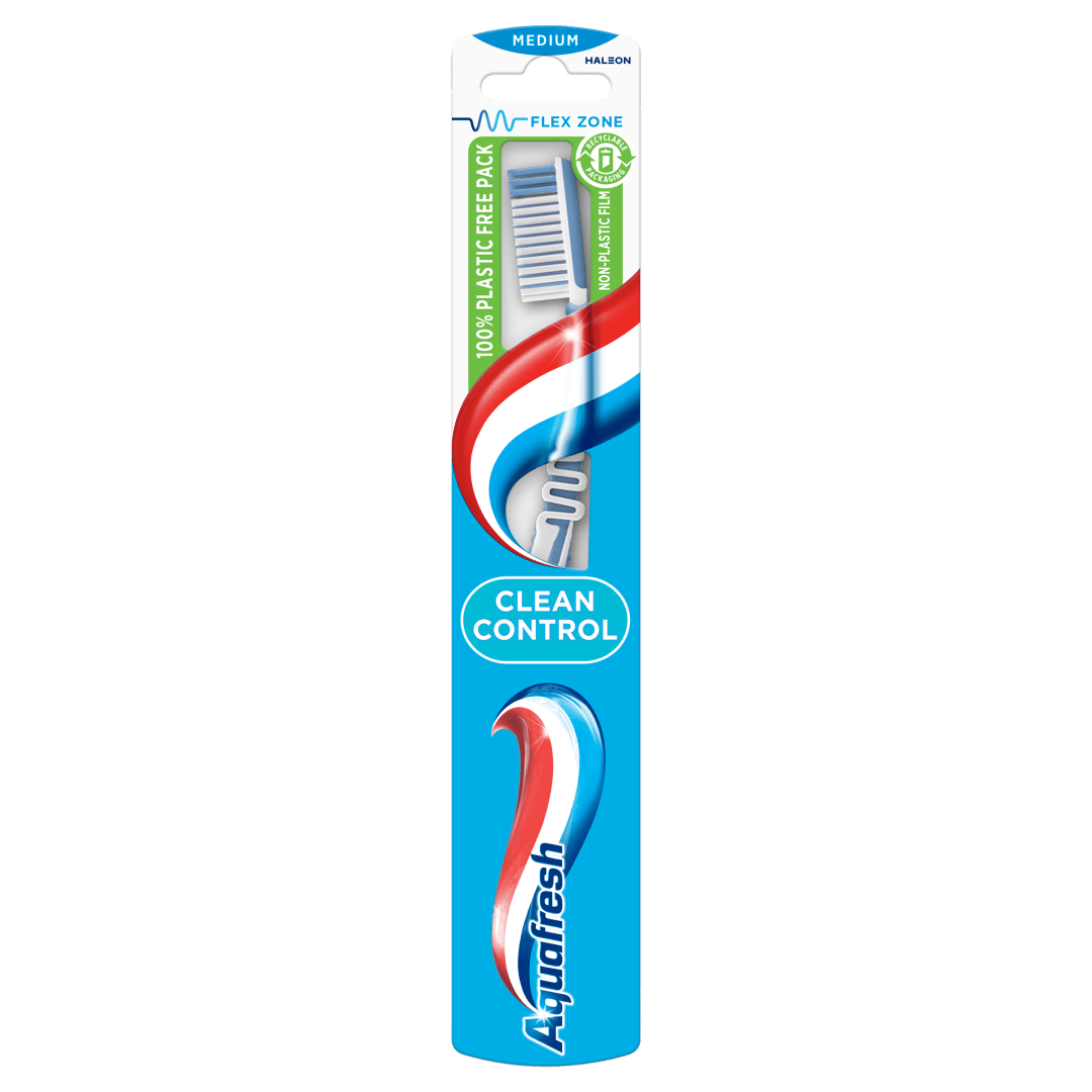 Aquafresh Clean Control Medium Brosse à Dents 1 pièce