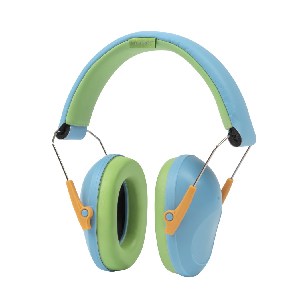 ULTRX™ Children's Passive Hearing Earmuff, Light Blue