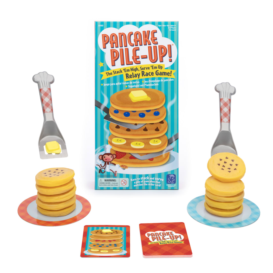 PANCAKE PILE-UP (TM) RELAY GAME