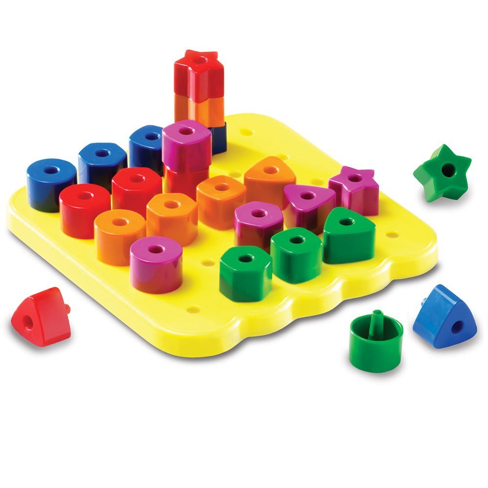 STACKING SHAPES PEG BOARD