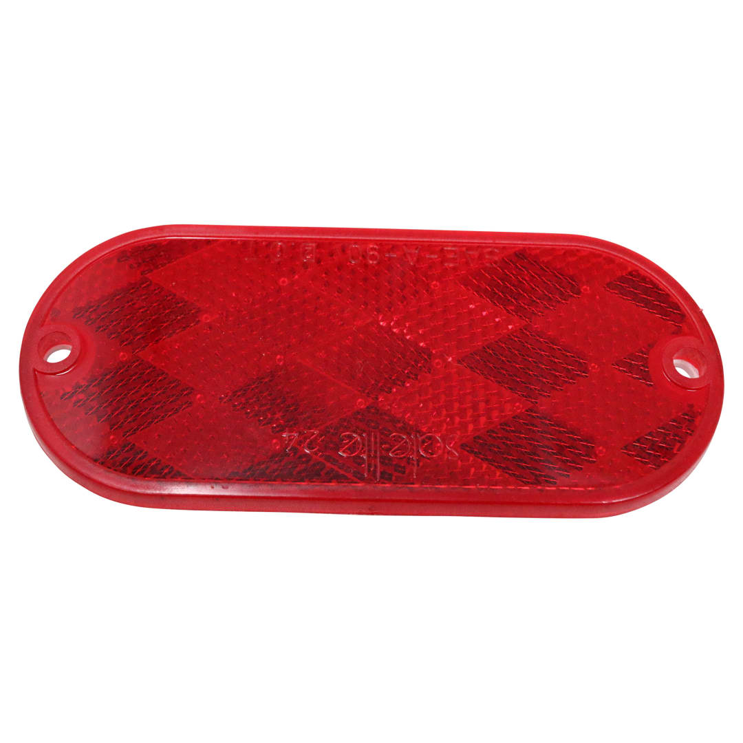 Grote Reflector Red Oval Screw Mountable