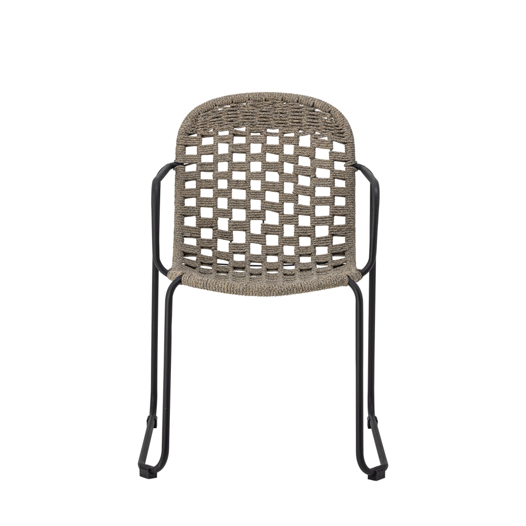 82069478 - Calana Dining Chair, Black, Iron STOCK: 0