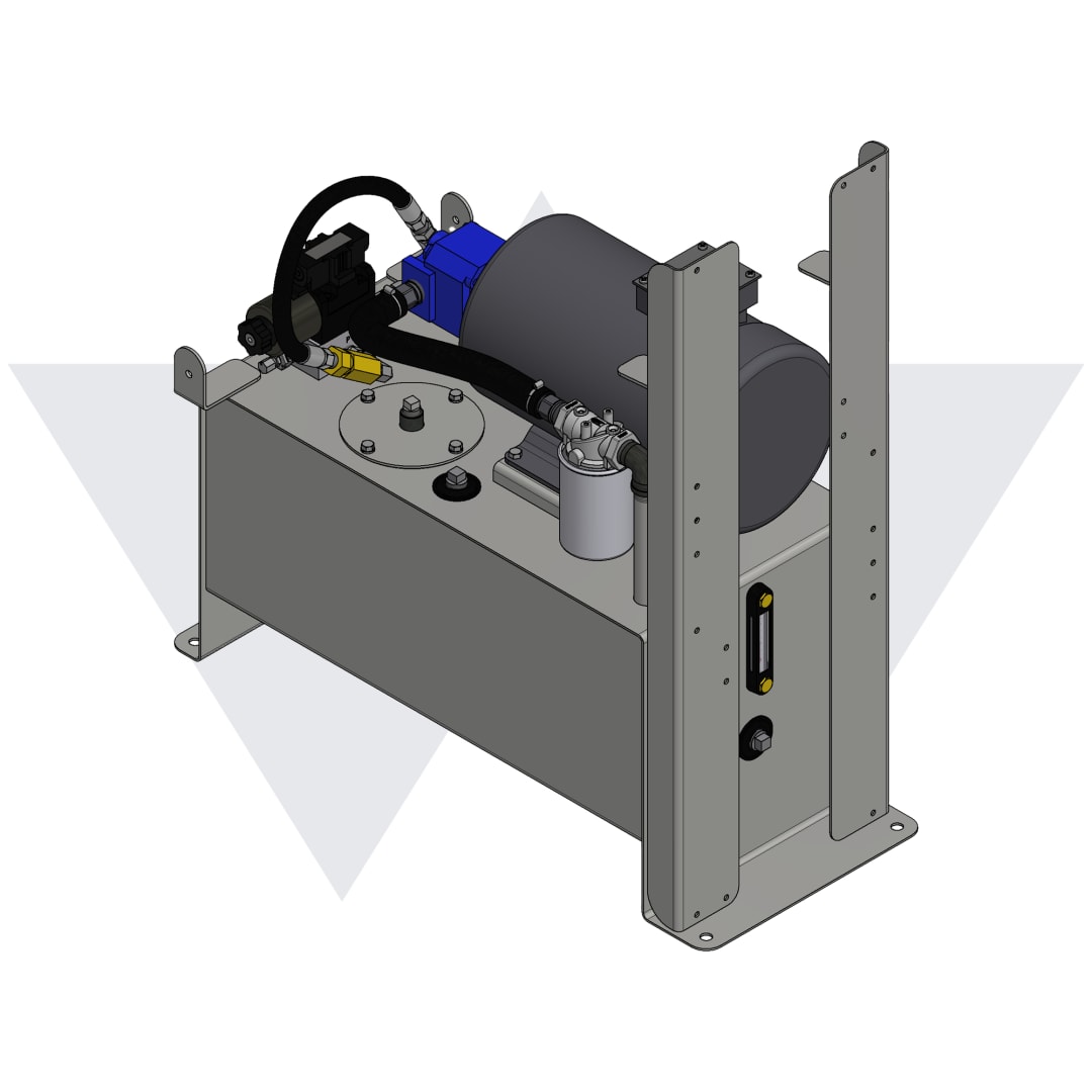 Wastequip® 10HP/3PH 20 GAL SC STD Amp Ring Power Unit