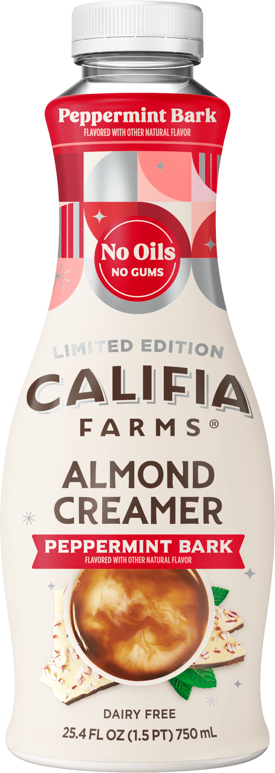 Peppermint Bark Almond Milk Coffee Creamer
