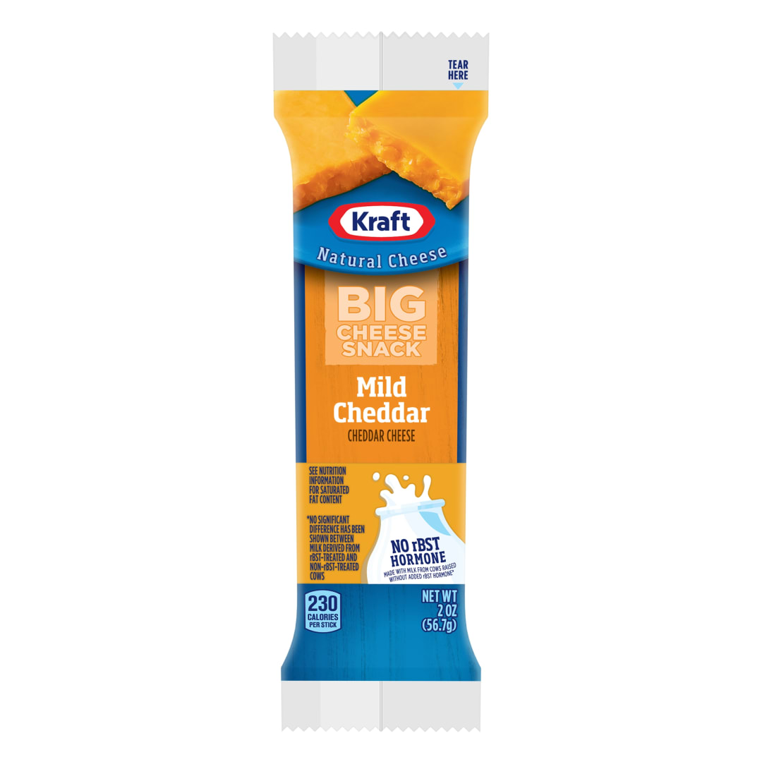 Kraft Mild Cheddar Big Cheese Snack, 2 oz Stick