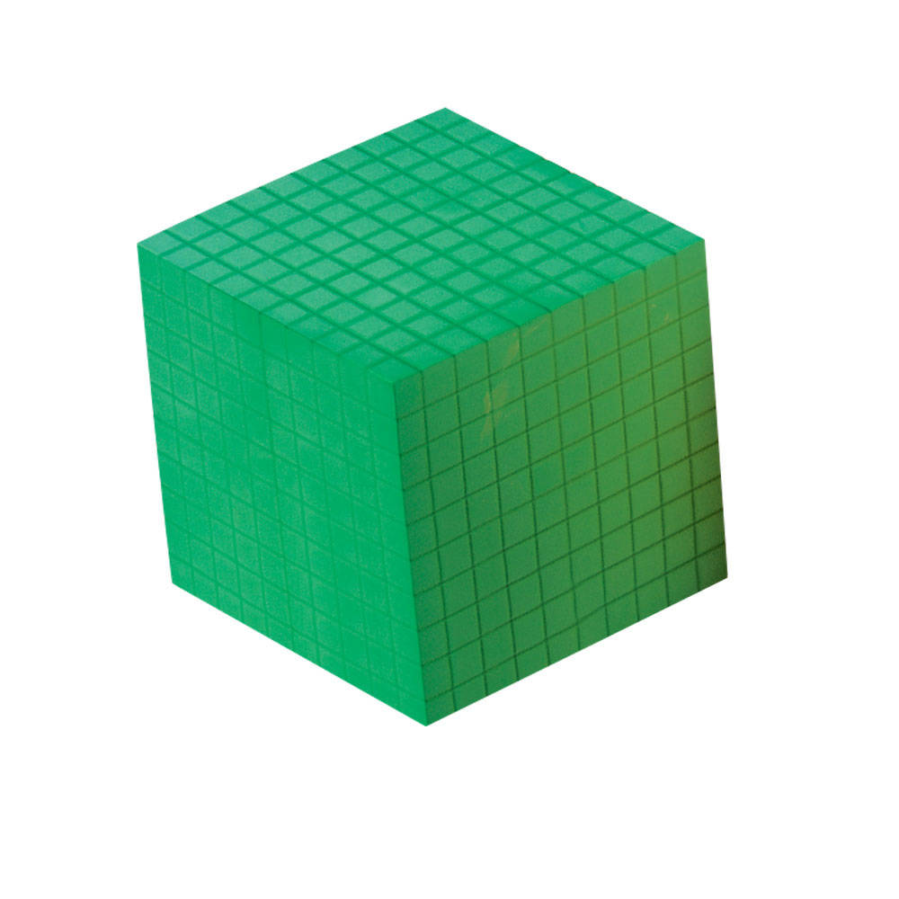 BASE TEN CUBE, FOAM GREEN