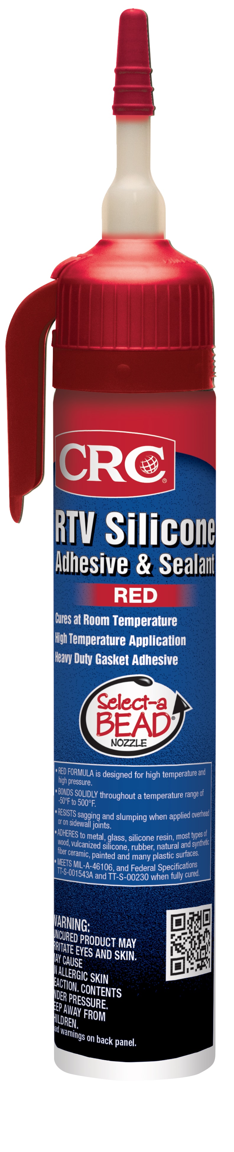 CRC RTV Silicone Sealant - Red 1X6.5OZ