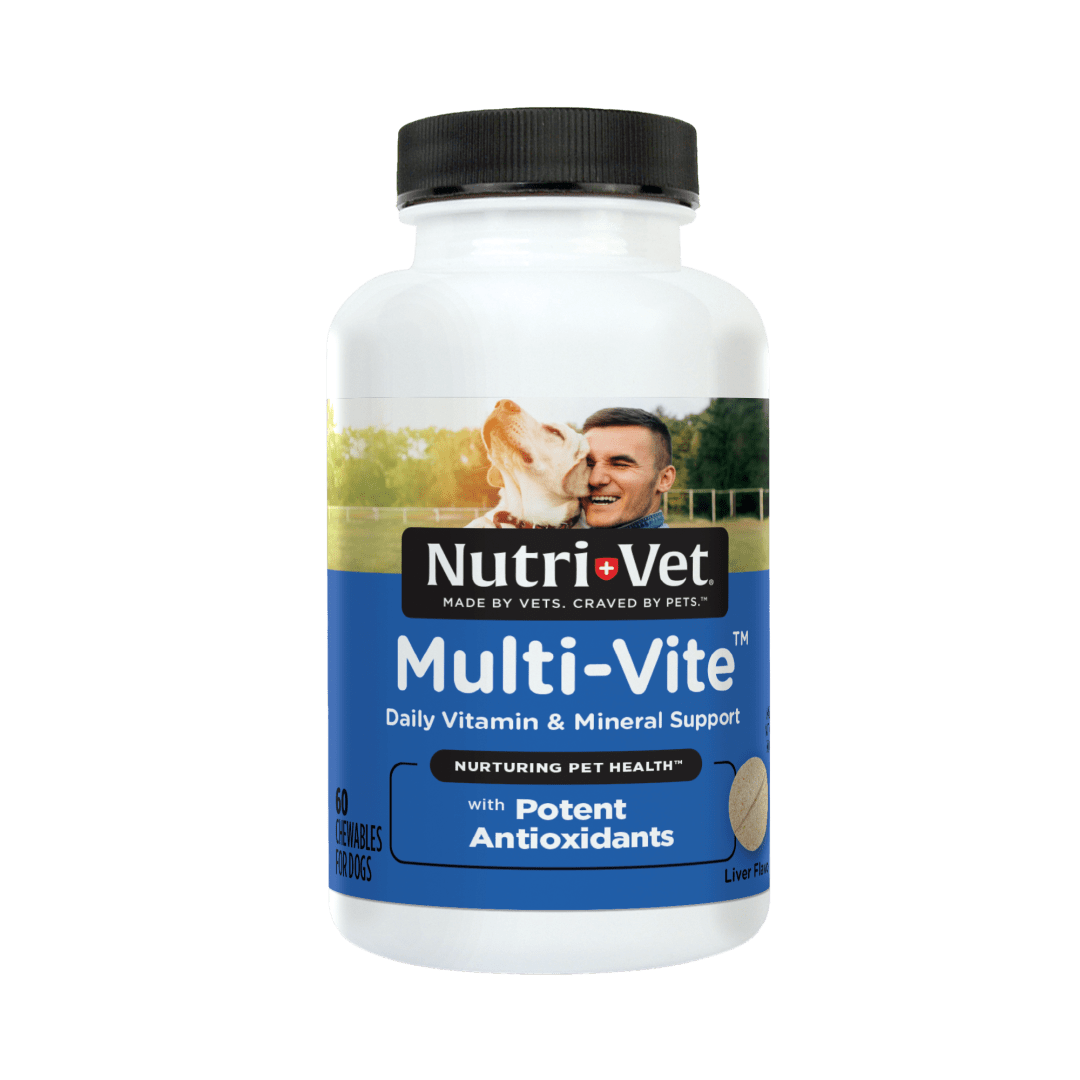 Nutri-Vet Multi-Vite Chewables for Adult Dogs, 60 Count