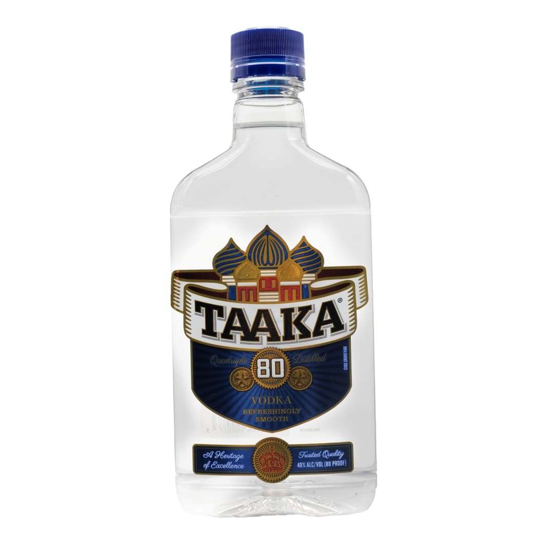 Taaka Vodka 375ml Glass Bottle 80 Proof