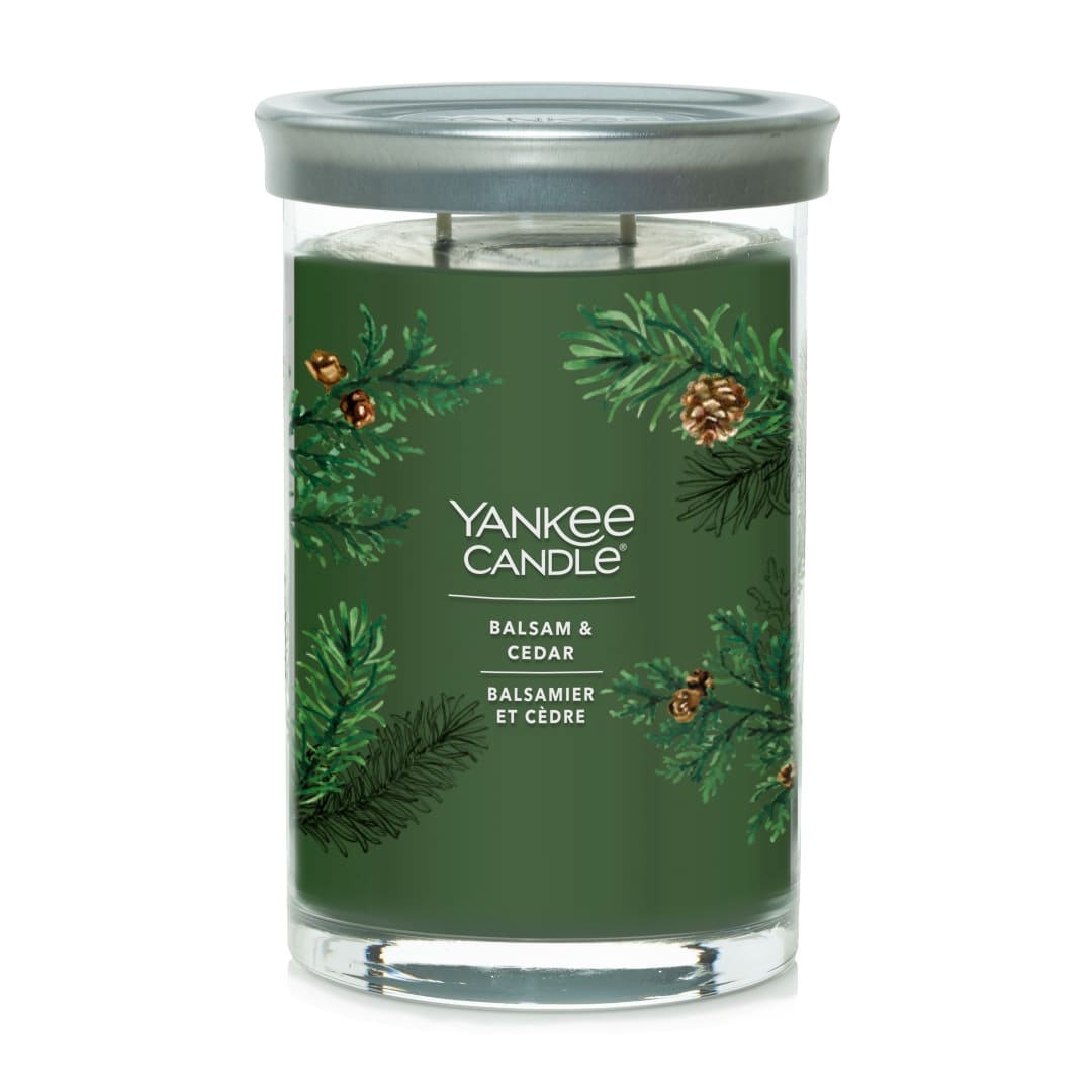 Yankee Candle Balsam & Cedar Signature Large Tumbler Candle