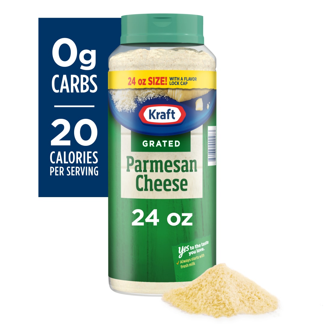 Kraft Grated Cheese Parmesan, 24 oz Jar