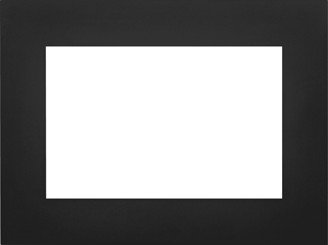 Faceplate - Large 4-Sided, 5" Black (for 4-Sided Backerplate) for Oakville™ 3 Series