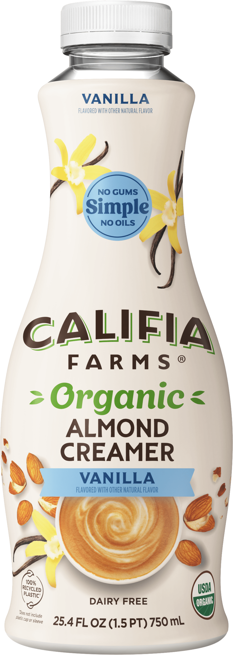 Organic Vanilla Almond Milk Coffee Creamer