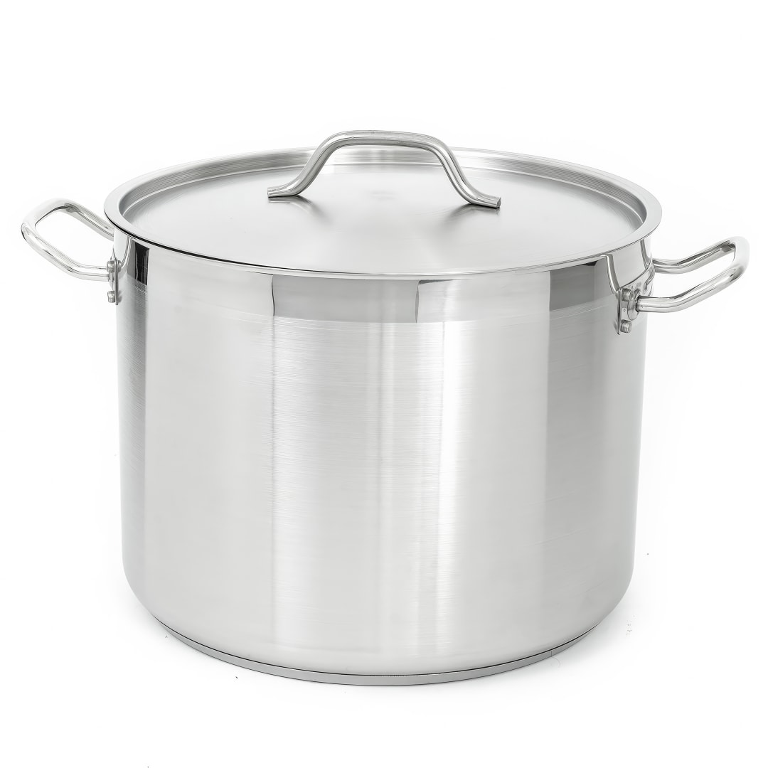 SSP-32 - STOCK POT S/S 32 QT W/COVER