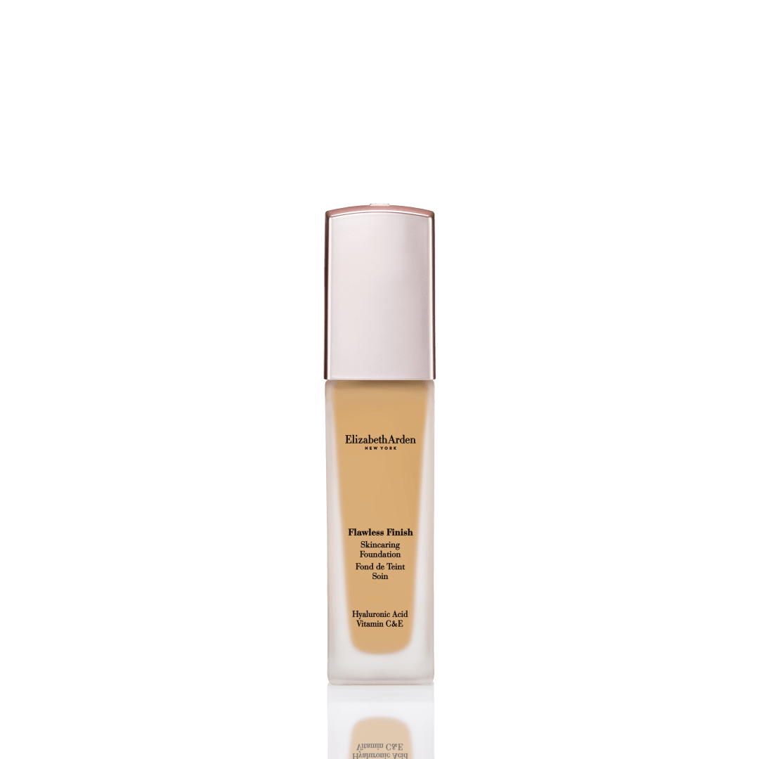 Flawless Finish Skincaring Foundation, 340W Medium Tan Skin Warm Peach Tone