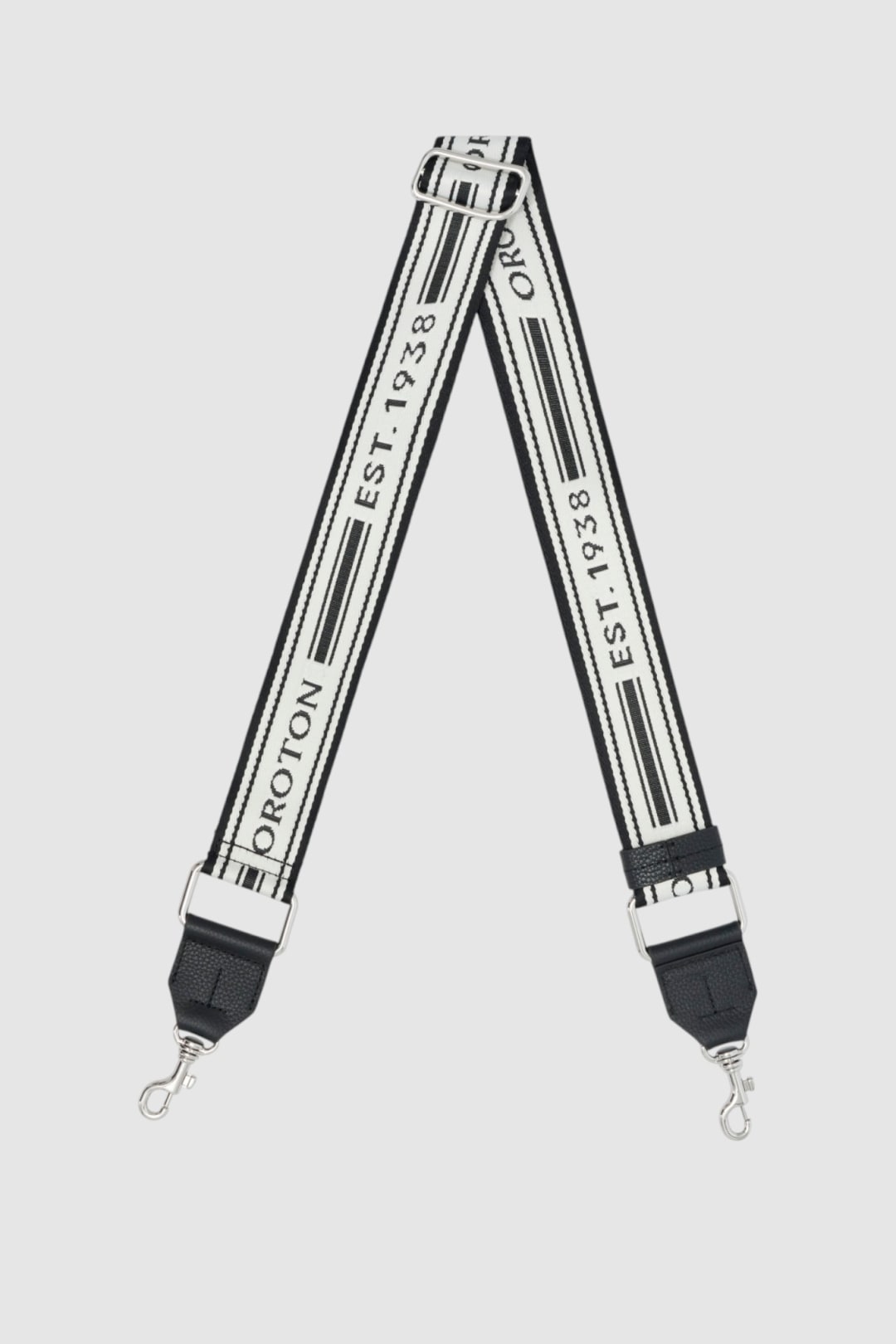 Heather Long Silver Webbing Strap