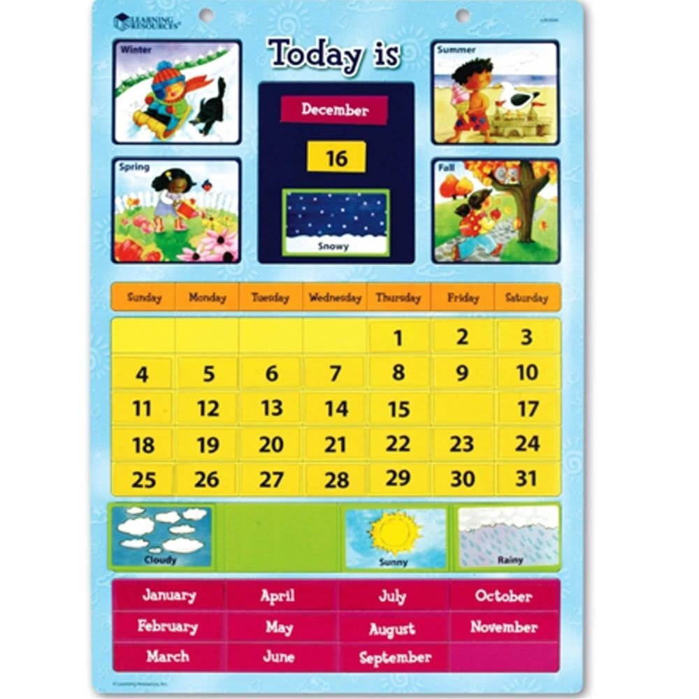MAGNETIC LEARNING CALENDAR