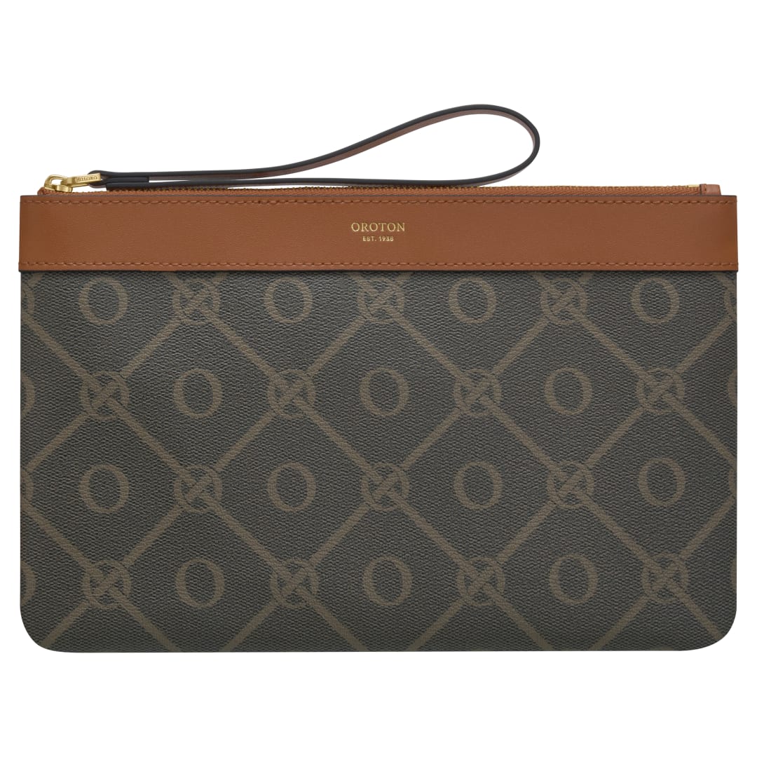 Harvey Signature Medium Zip Pouch