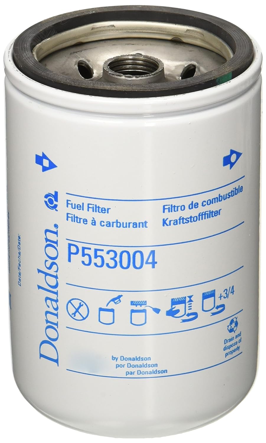Donaldson 3.04OD X 4.72" Spin-On Fuel Filter