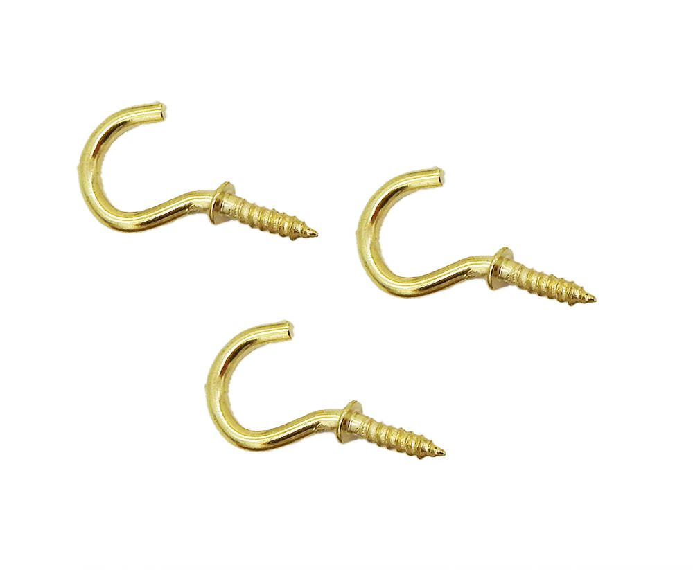 HOOKS, CUP, 1/2" WIDTH, PK/100