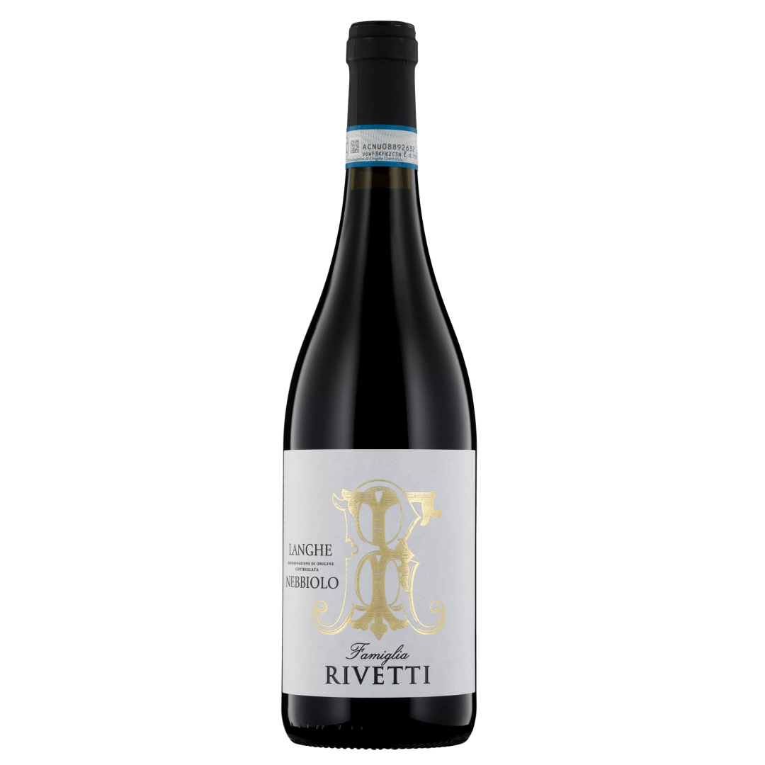 Famiglia Rivetti Langhe DOC Nebbiolo Italian Red Wine 750 ml