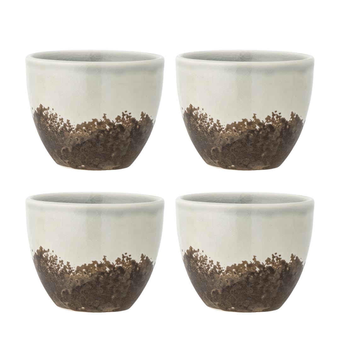 82061174 - Paula Cup, Multipack, Brown, Stoneware STOCK: 4