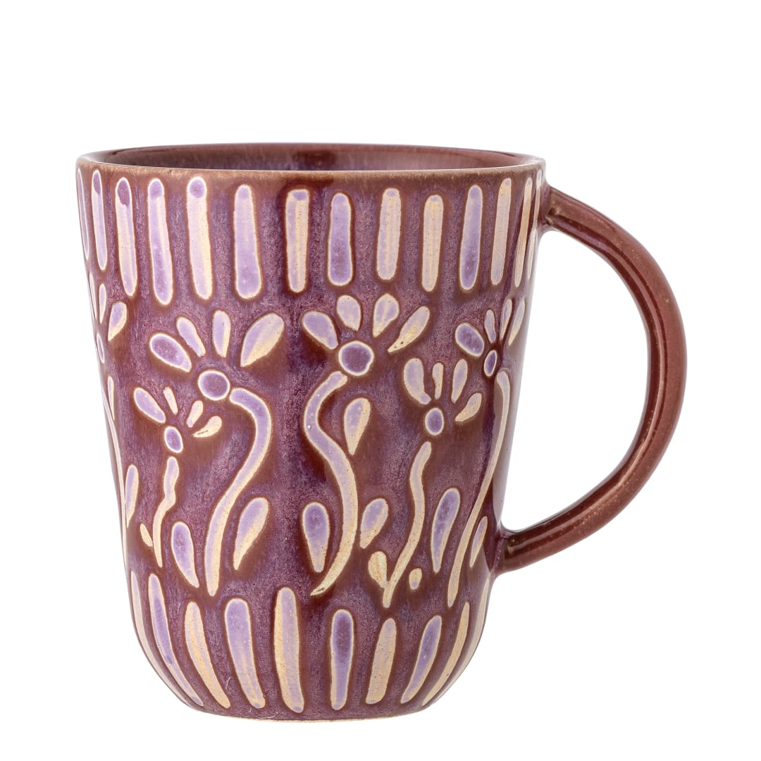82062522 - Samsin Mug, Purple, Stoneware STOCK: 300