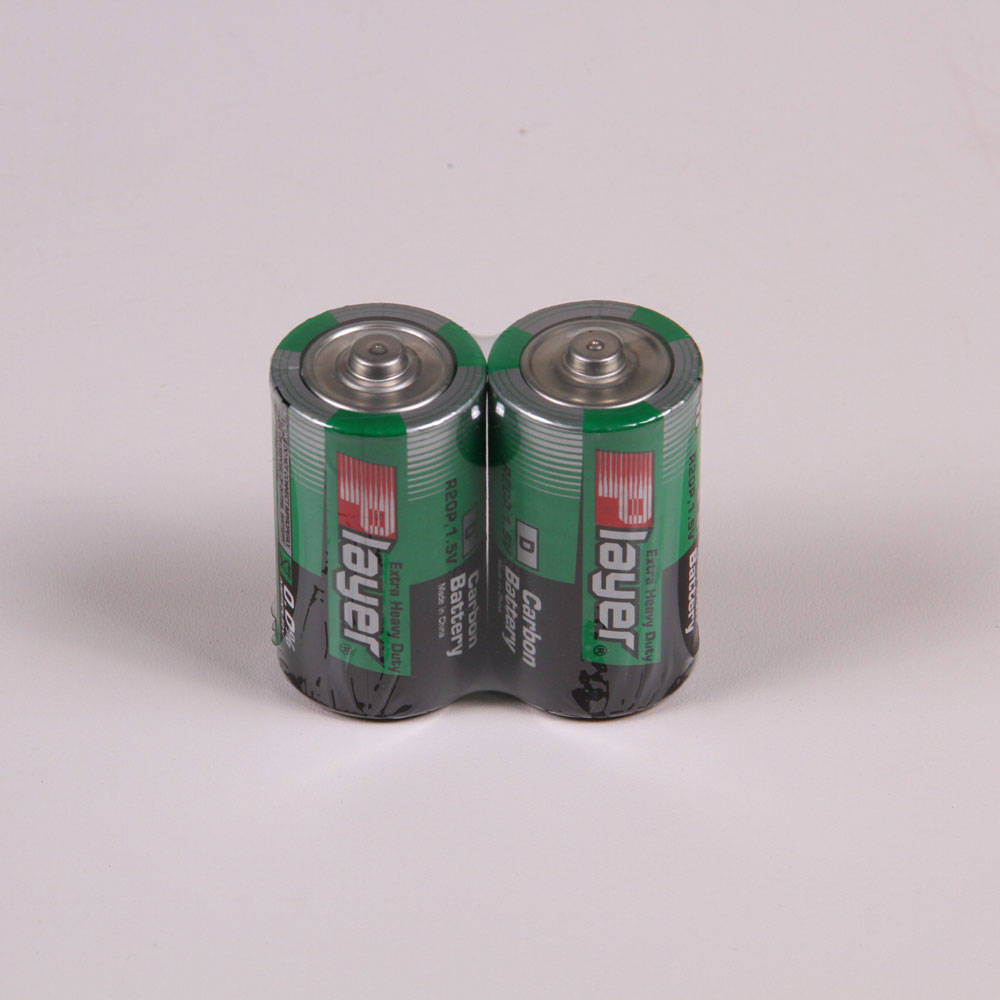 BATTERIES, NONALKALINE, D PK/2