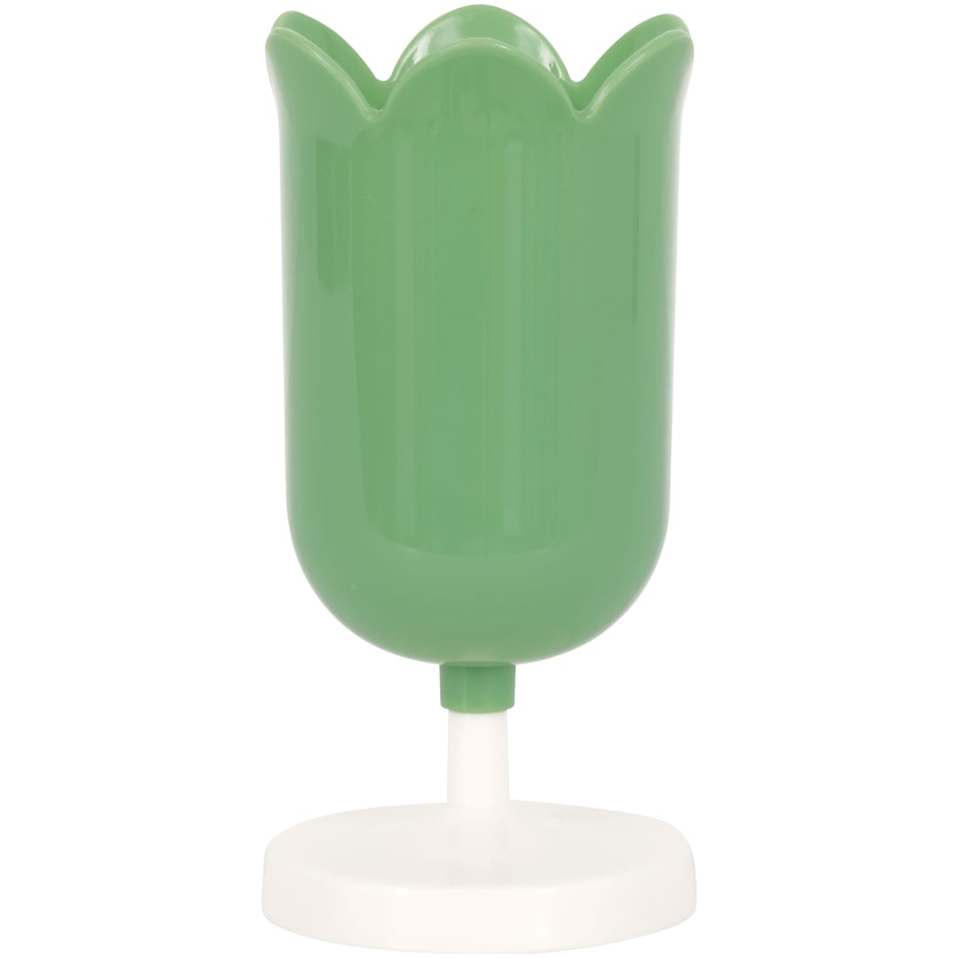 Sage Flower Shaped 5.7oz Plastic Cup