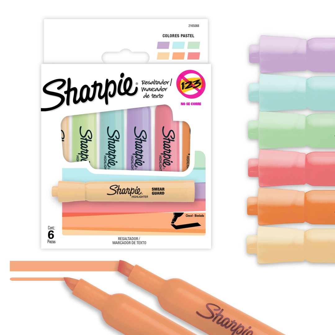 SHARPIE HL TANK 6CT NP ASST LA