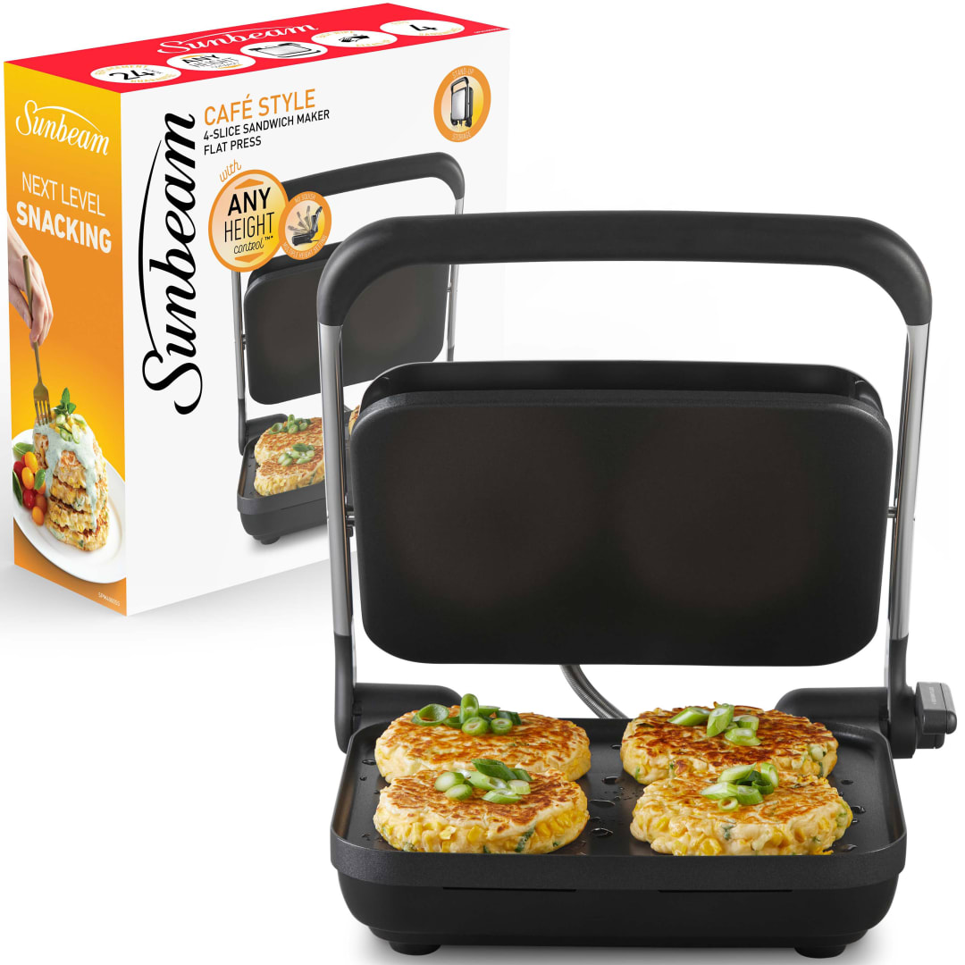 CAFE STYLE 4 SLICE SANDWICH PRESS