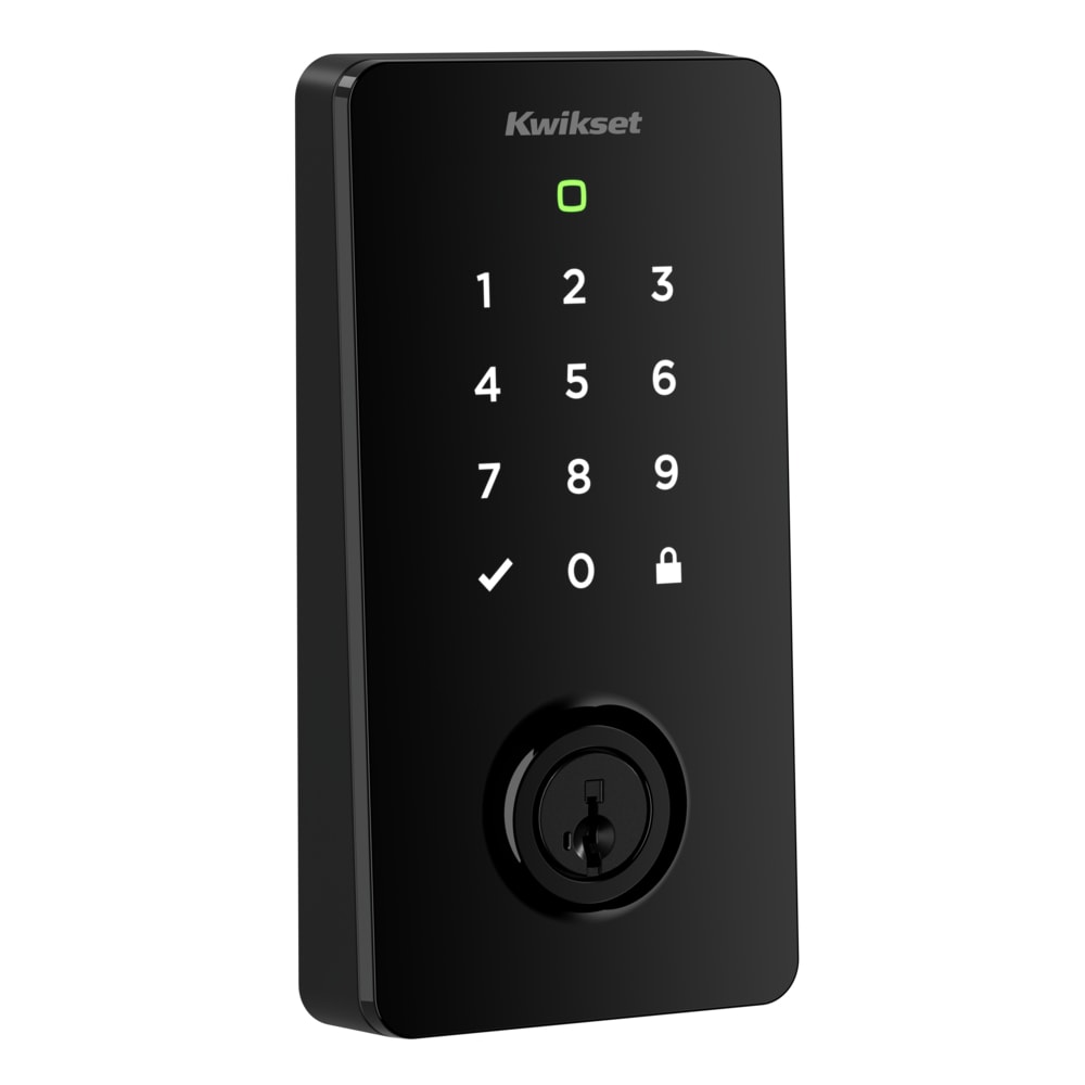 Kwikset Halo Select Wi-Fi and Matter Over Thread Enabled Smart Lock in Matte Black